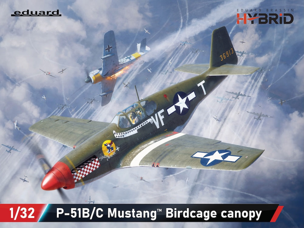 Eduard 1/32 P-51B/C Mustang – Birdcage Canopy (Brassin Hybrid)