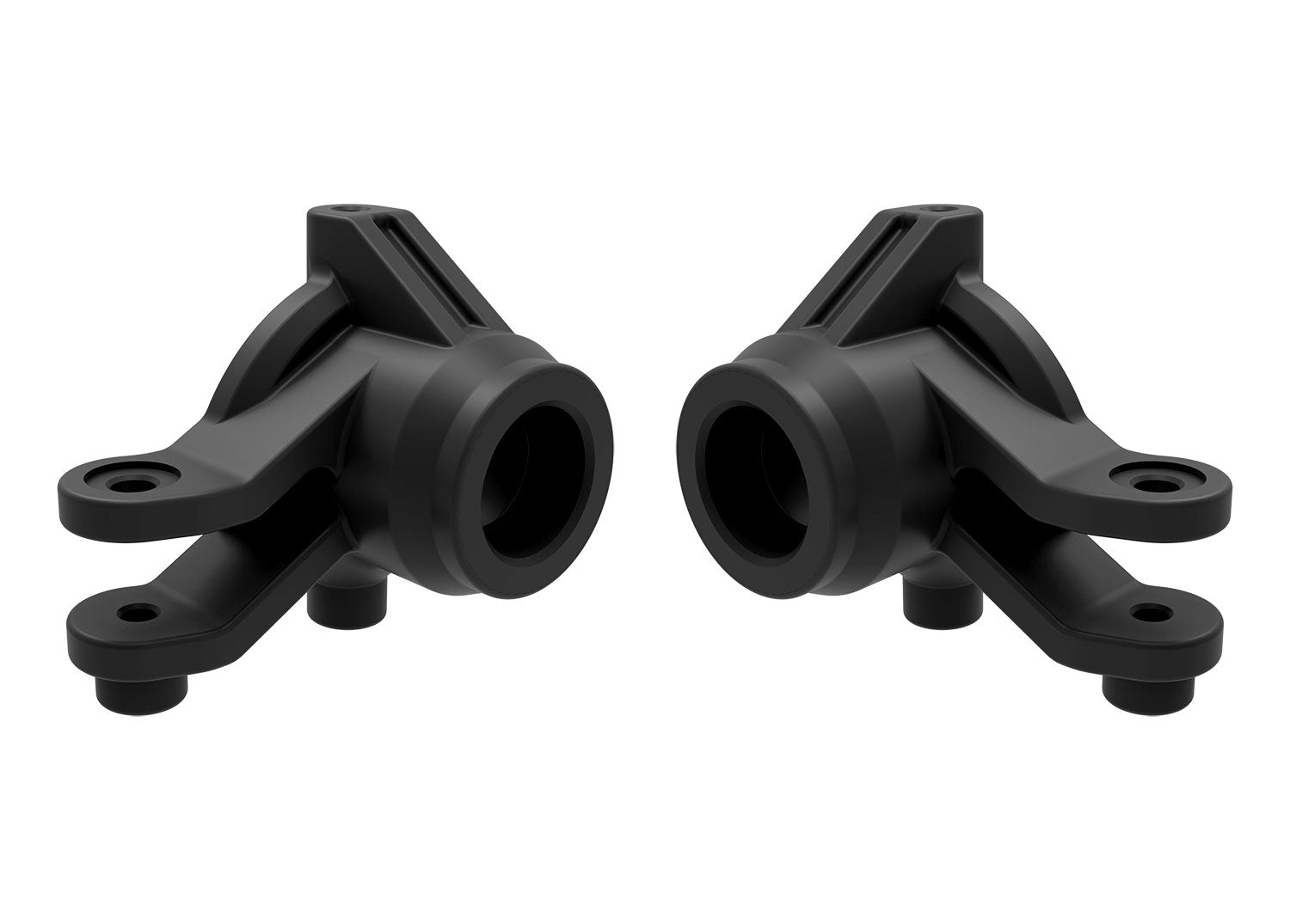 Steering blocks, left & right (Black)