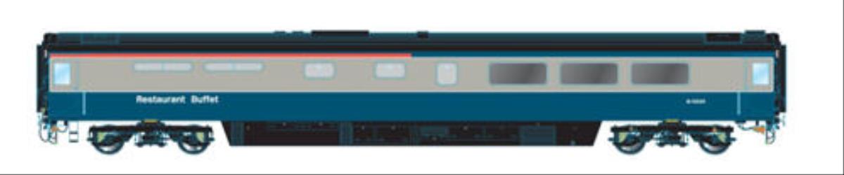 Oxford Rail Mk3a RUB Coach BR Blue/Grey M10025 OR763RB001