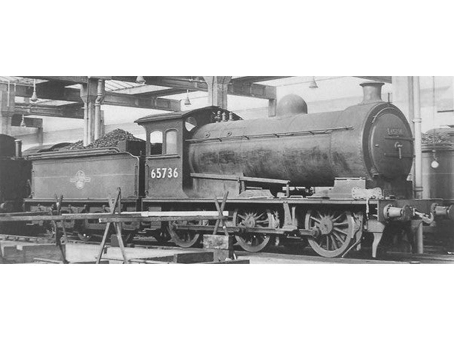 Oxford Rail J26 Class 65736 BR Late Plain Black OR76J26003