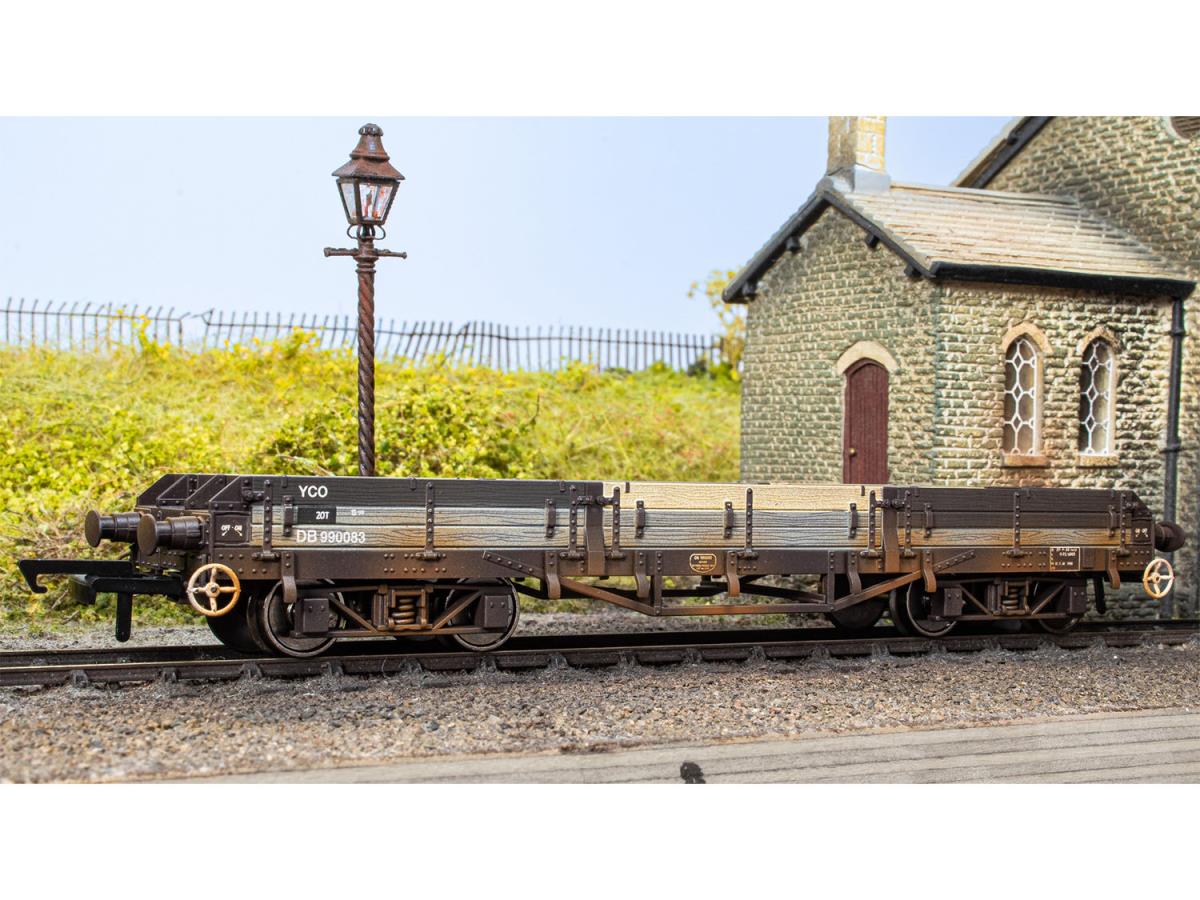 Pilchard Wagon BR Bauxite DB990083 (TOPS) Weathered