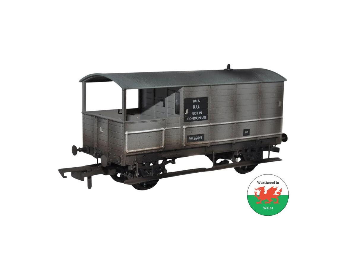 Oxford Rail Toad Brake Van BR Toad 4 Wheel Bala 56449 Weathererd OR76TOB004W