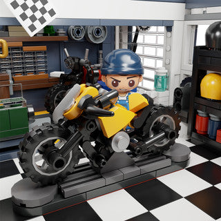 Motorcycle Restaurant Building - 2989 pcs