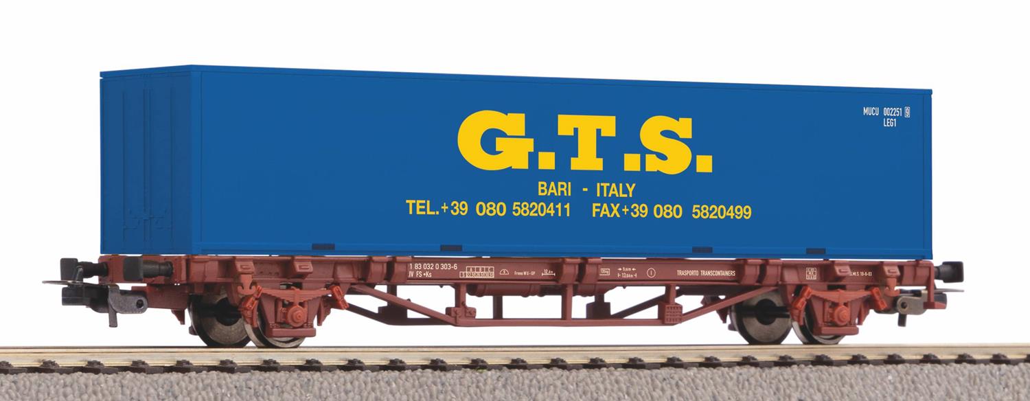 Piko Hobby FS Container Wagon w/GTS 40' Container Load V PK27700