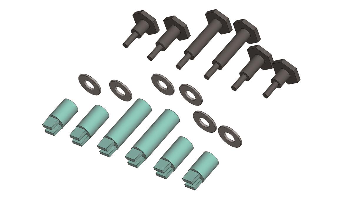 Piko Crank Bolt Set BR80 Black PK36094