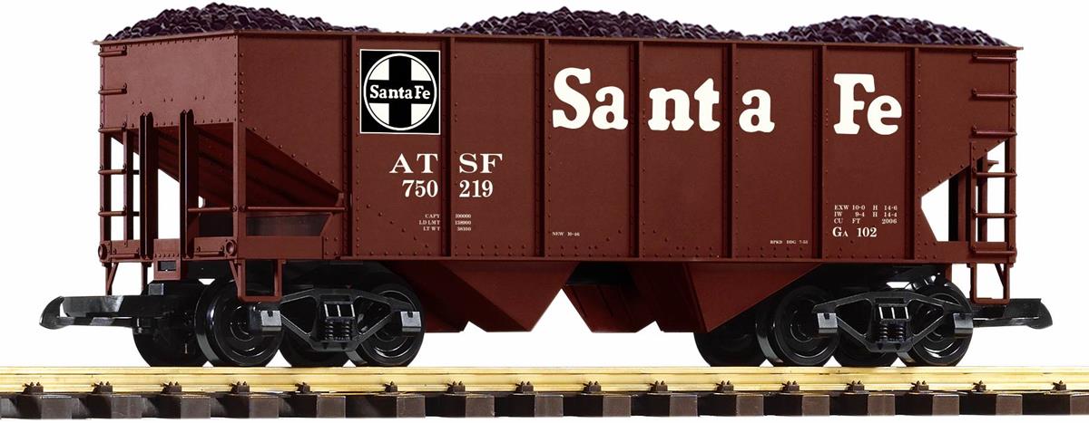 Piko Santa Fe Rib Sided Hopper w/Coal Load PK38918