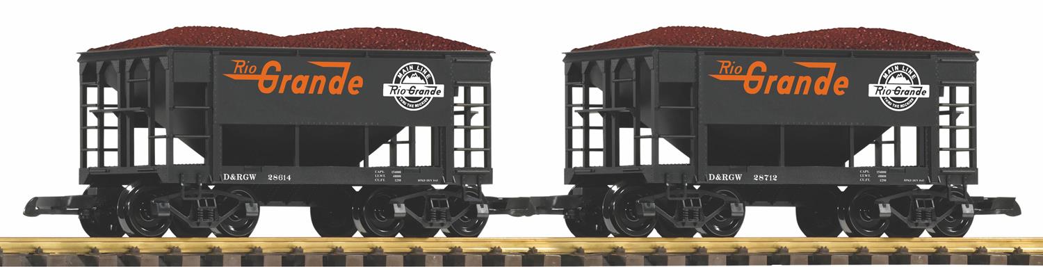 Piko Denver & Rio Grande Western Ore Wagon w/Load Set (2) PK38931