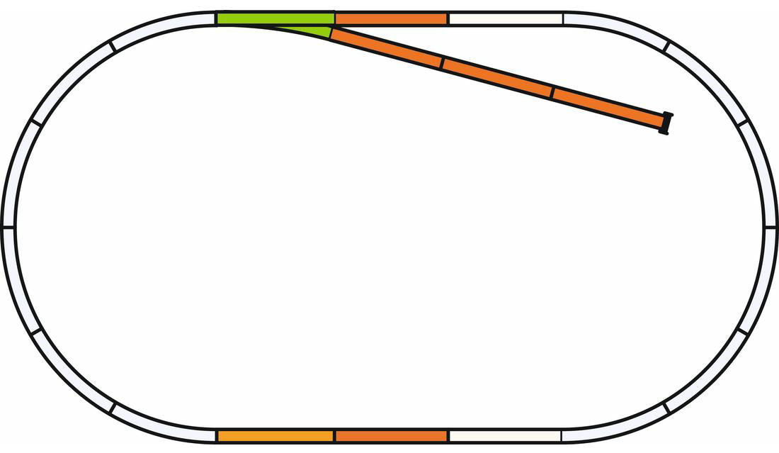 Piko A-Track w/Roadbed Extension Pack B PK55311