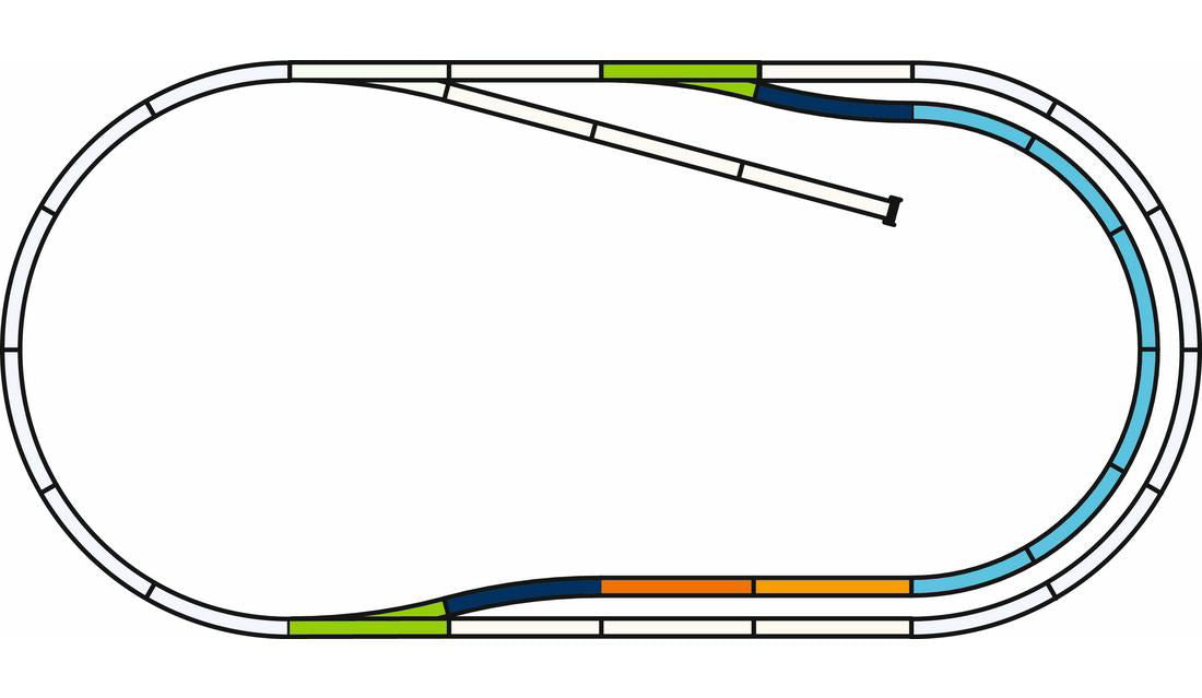 Piko A-Track w/Roadbed Extension Pack C PK55321