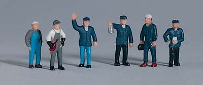 Piko Hobby Railway Staff (6) Figure Set PK55730