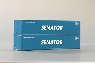 Piko Classic 40&#39; Container Set Senator (2) PK56240