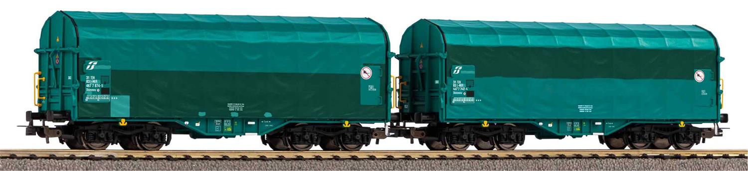 Piko Expert FS Tarpaulin Wagon Set (2) VI PK58288