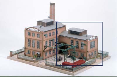 Piko E Strauss Glass Factory Side Building Kit PK61117