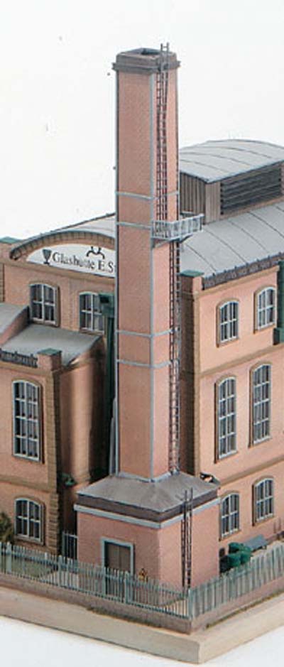 Piko E Strauss Glass Factory Chimney Kit PK61118