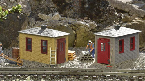 Piko Railroad Tool Sheds 2pcs (Pre-Built) PK62718