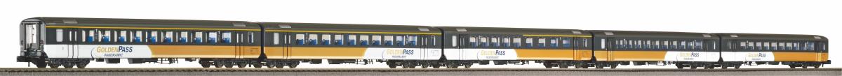 Piko BLS EW I Golden Pass Coach Set (5) V PK94399