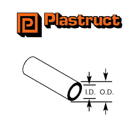 Plastruct (TB-3P) Tube 2.4mm PLS90103X