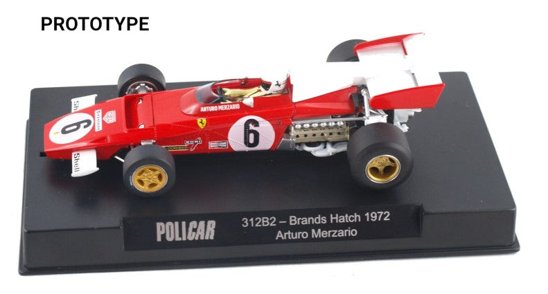 Policar 312B2 No.6 Brands Hatch 1972 Merzario POLCAR05D