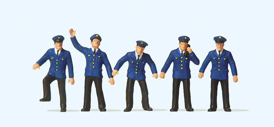 Preiser DB Signal Box Workers (5) Exclusive Figure Set PR10012