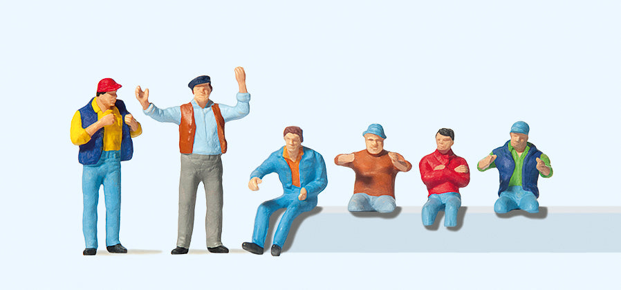 Preiser Truckers (6) Exclusive Figure Set PR10038