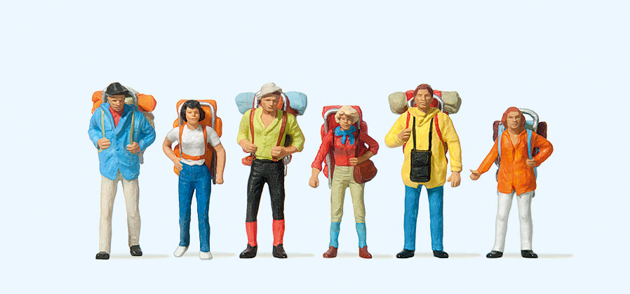 Preiser Young Travellers (6) Exclusive Figure Set PR10113