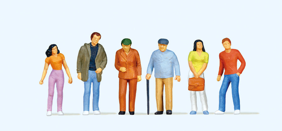 Preiser Passers By (6) Exclusive Figure Set PR10117