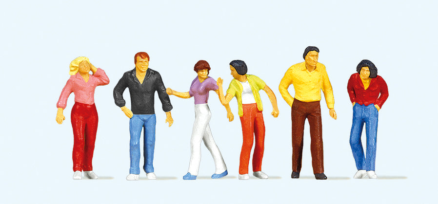 Preiser Walking Passers By (6) Exclusive Figure Set PR10118