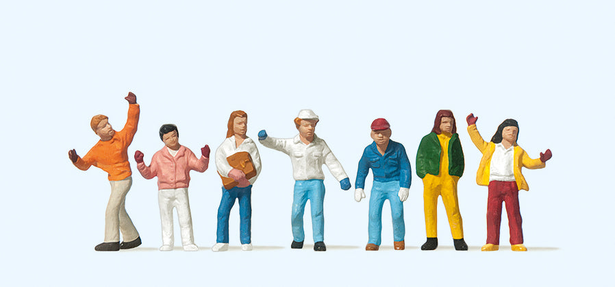 Preiser Older Children (7) Exclusive Figure Set PR10183