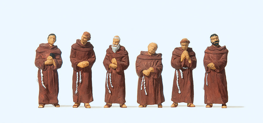 Preiser Franciscan Friars (6) Exclusive Figure Set PR10198