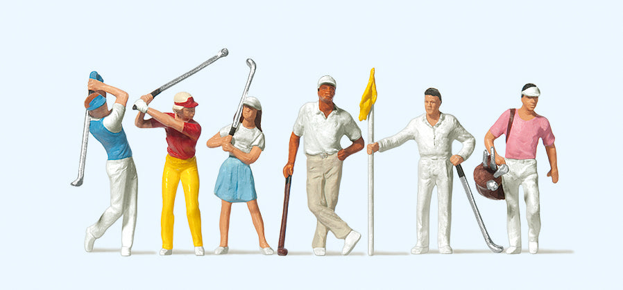 Preiser Golfers (6) Exclusive Figure Set PR10231