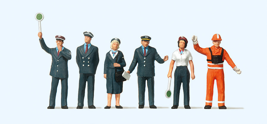 Preiser DB Railway Personnel (6) Exclusive Figure Set PR10236