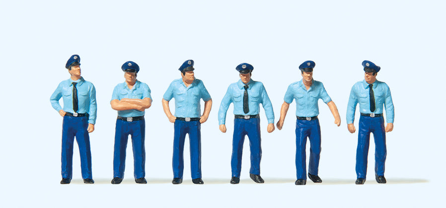 Preiser German Firemen Summer Uniform (6) Exclusive Figure Set PR10342