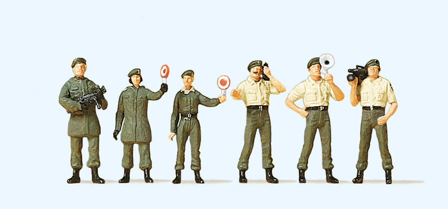Preiser German BGS Traffic Operations (6) Exclusive Figure Set PR10394