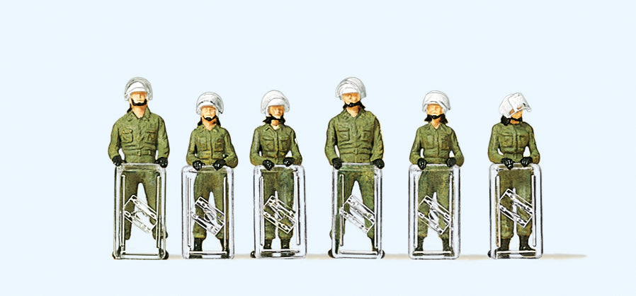 Preiser German BGS Mobile Operations (6) Exclusive Figure Set PR10395