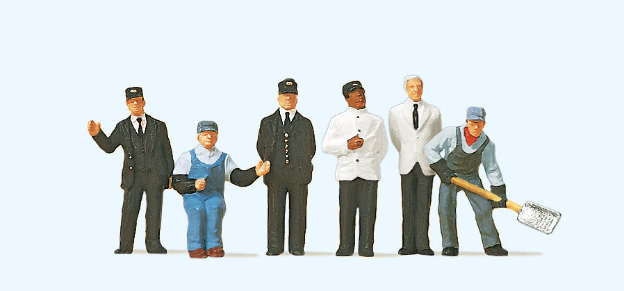 Preiser American Railway Personnel (6) Exclusive Figure Set PR10452