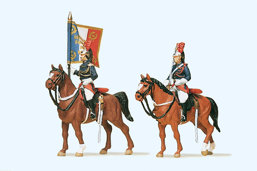Preiser Republican Guards (2) on Horseback Exclusive Figure Set PR10460