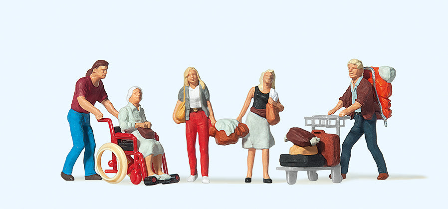 Preiser Travellers (5) Exclusive Figure Set PR10470
