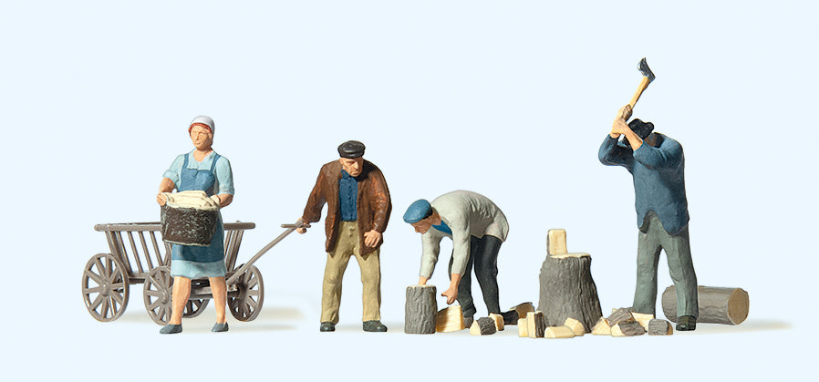 Preiser On the Farm (4) Exclusive Figure Set PR10539