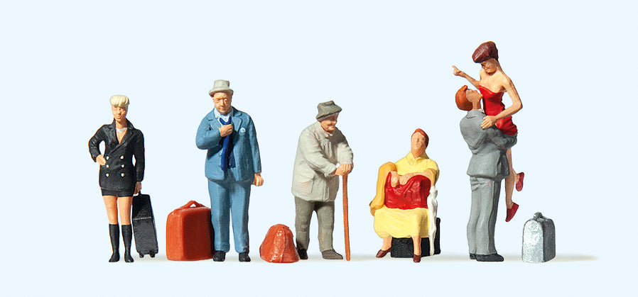 Preiser Travellers (6) Exclusive Figure Set PR10540