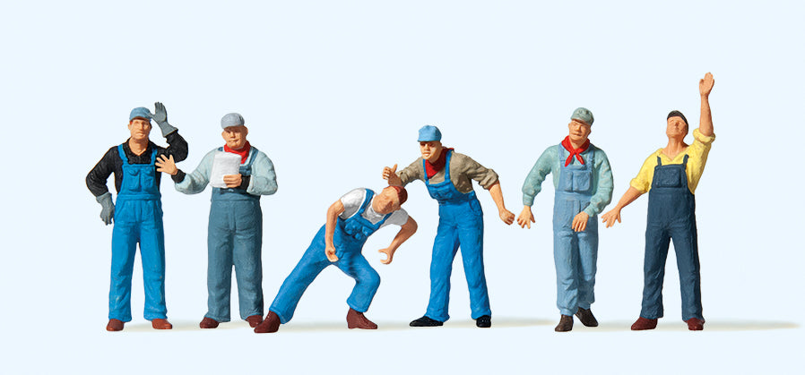 Preiser American Railway Personnel (6) Exclusive Figure Set PR10547