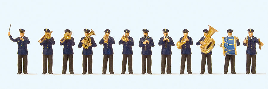 Preiser DB Band (11) and Conductor Exclusive Figure Set PR10600