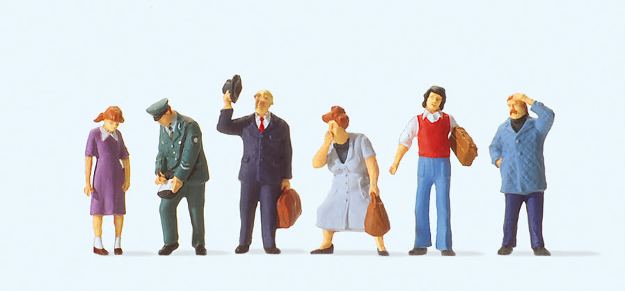 Preiser GDR Street Scenes (6) Exclusive Figure Set PR10603