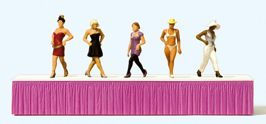 Preiser On the Catwalk (5) Exclusive Figure Set PR10621