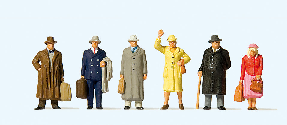 Preiser Passengers Era III (6) Exclusive Figure Set PR10664
