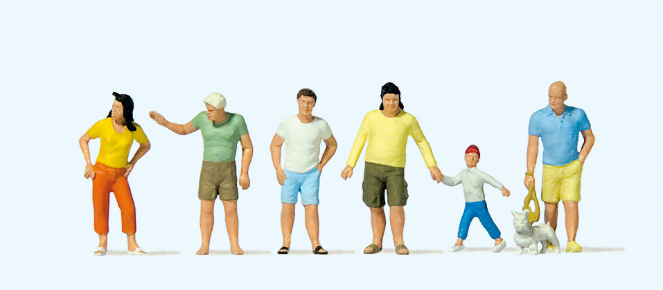 Preiser Passers By in Summer Clothes (6) Exclusive Figure Set PR10672