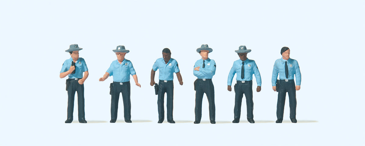 Preiser US Highway Patrol (6) Exclusive Figure Set PR10798