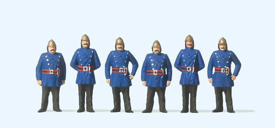 Preiser Firemen 1900 (6) Exclusive Figure Set PR12102