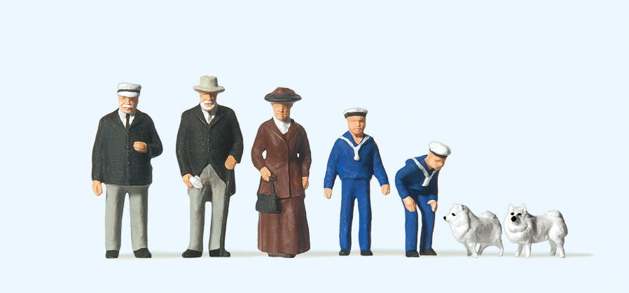 Preiser King Wilhelm II and Entourage 1900 (5) Exclusive Figure Set PR12196