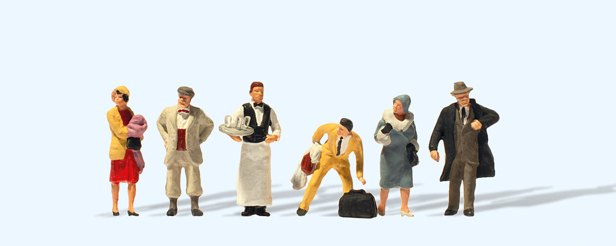 Preiser On the Platform 1925-30 (6) 75th Anniversary Figure Set PR12448