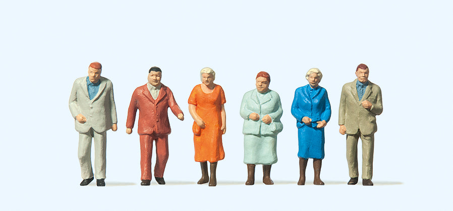 Preiser Passers By (6) Standard Figure Set PR14059